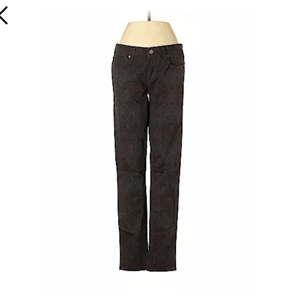 PAIGE Verdugo Ultra Skinny Printed Boho Jeans